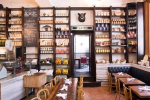 Terroni restaurant's Adelaide St location, Toronto, Canada.