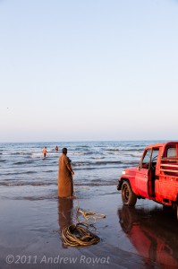 Fishing at the Beach near Muscat