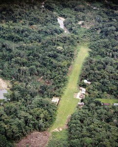 Aerial Photos from a Cessna above the Amazon landing in Wentaro