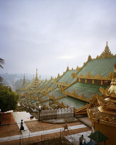 Burma's holiest shrine, the Shwedagon Pagoda has existed for over 2600 years, and is located on Singuttara Hill in Yangon, Myanmar.