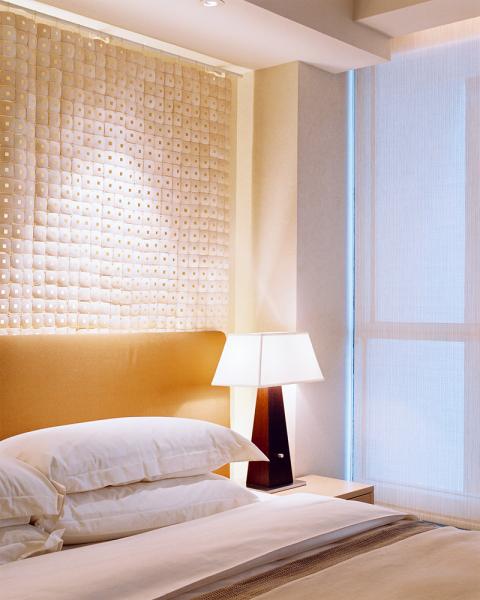 A room at the Mandarin Oriental at Landmark hotel in Hong Kong.