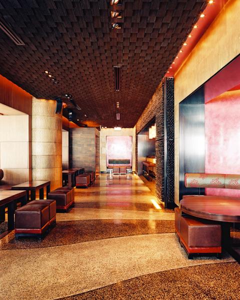 Famed restaurateur Nobu Matsuhisa's restaurant, Nobu, in the InterContinental hotel in Hong Kong.