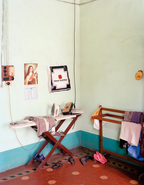 Inside the Solar dos Colacos Mansion in Goa, India.