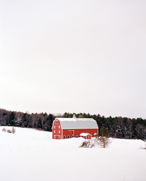 Mount Tom, Woodstock Vermont in Winter.