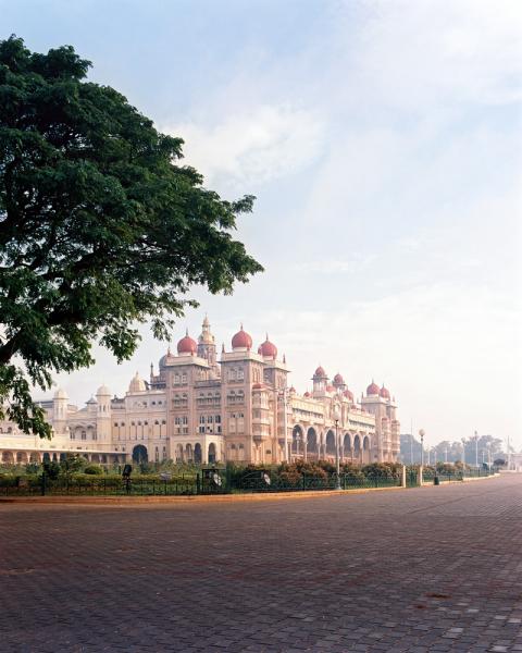 The beautiful Mysore Palace in Karnataka Province, India.