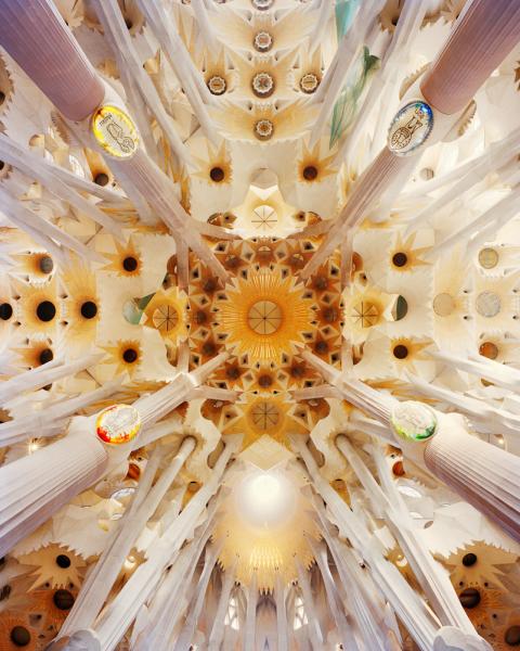 Without a doubt the crowning jewel of architect Antoni Gaudí's career is the Basilica of the Sagrada Família, a neo-gothic cathedral in the Eixample-Gràcia district of Barcelona. Gaudi devoted the last four decades of his life to the project (1883-1926) and it buried in its crypt. Depending on who you talk to the project is scheduled to be completed in 2025 or 2040 or....at a later date. When finished the central dome will tower 170 metres over the rest of the cathedral.